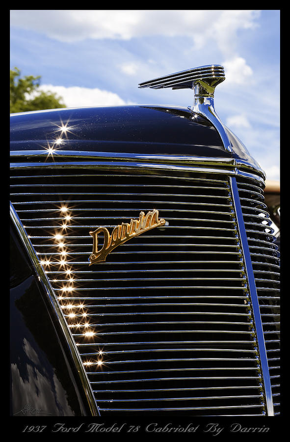 1937 Ford Model 78 Cabriolet Convertible by Darrin Photograph by Gordon Dean II
