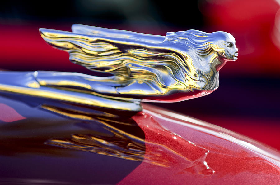 1941 Cadillac Hood Ornament. is a photograph by Jill Reger which was upload...