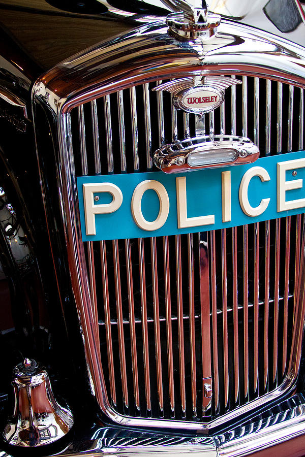 1954 Wolseley 6 80 Police Car #2 Photograph by David Patterson