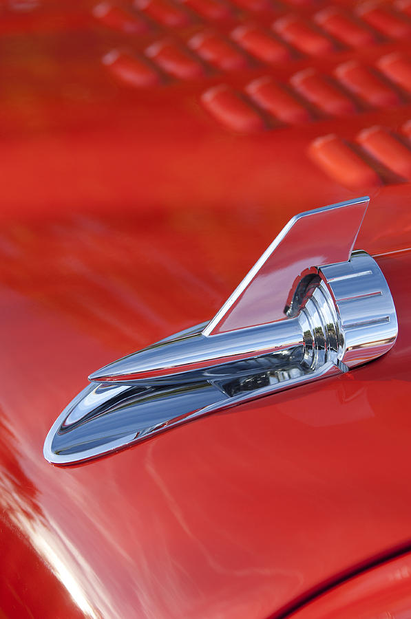 1957 Chevrolet Belair Hood Ornament Photograph by Jill Reger - Fine Art ...