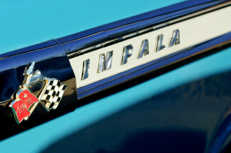 1959 Chevrolet Impala Emblem Photograph by Jill Reger - Pixels