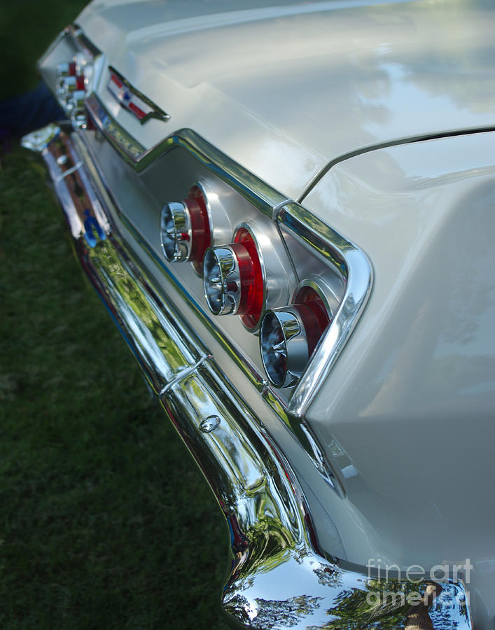 Transportation Photograph - 1963 Chevy Impala Taillights #2 by Peter Piatt