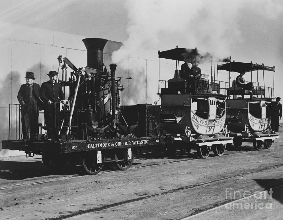 19th Century Atlantic Locomotive Photograph by Omikron
