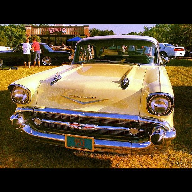 57 Chevy Belair #1 Photograph by Hannah Wanous