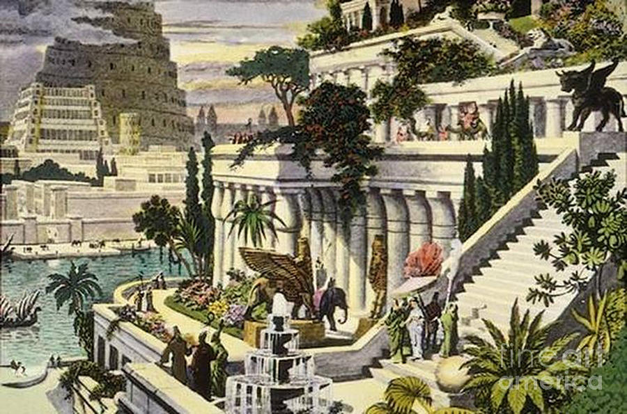 Hanging Gardens of Babylon Photograph by Photo Researchers