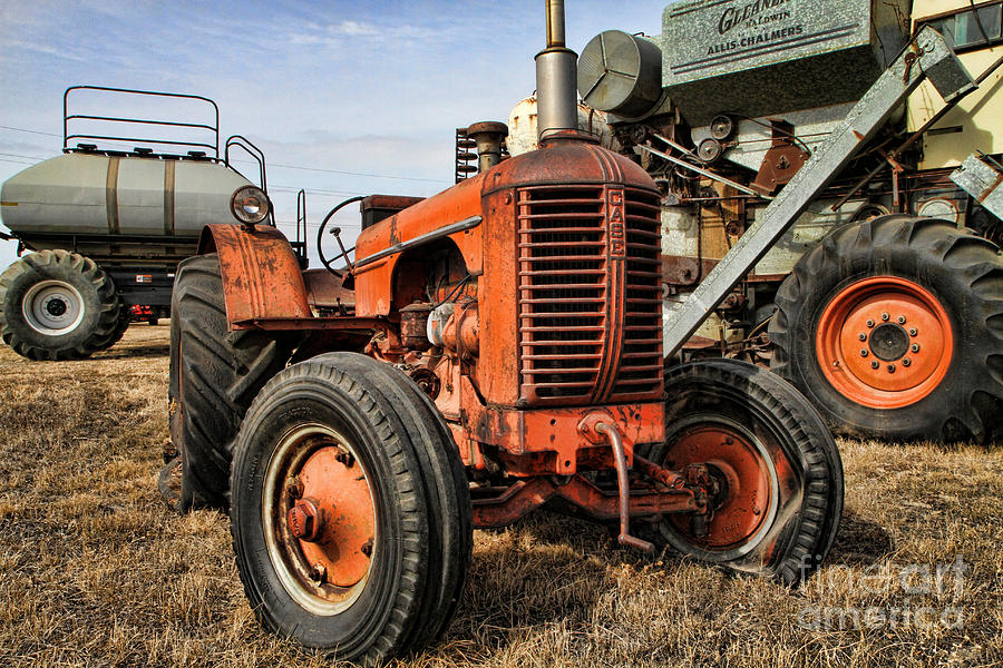 Tractors Photograph - A Case of Old Age #1 by Edward R Wisell