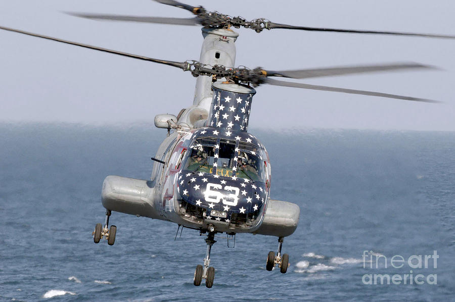 A Ch-46 Sea Knight Helicopter #1 Photograph by Stocktrek Images