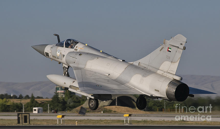 A Dassault Mirage 2000 Of The United #1 Photograph by Giovanni Colla