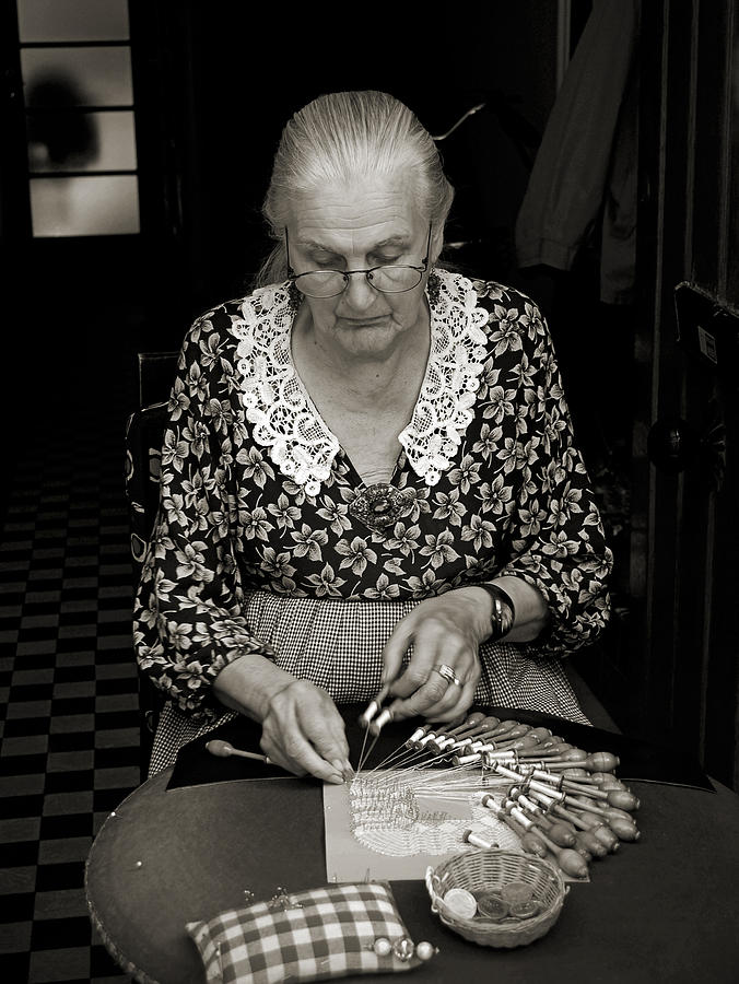 A lacemaker in Bruges #1 Photograph by RicardMN Photography