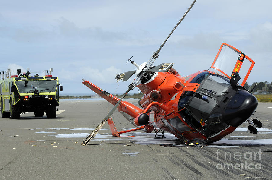 A U.s. Coast Guard Mh-65 Dolphin #1 Photograph by Stocktrek Images