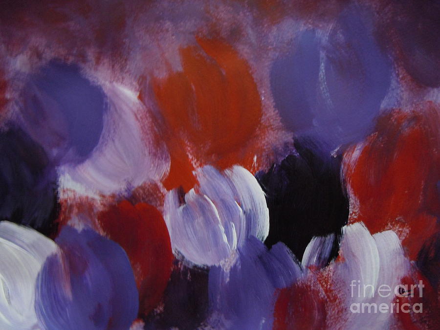 Abstract Painting - Abstract Flowers #1 by Lam Lam