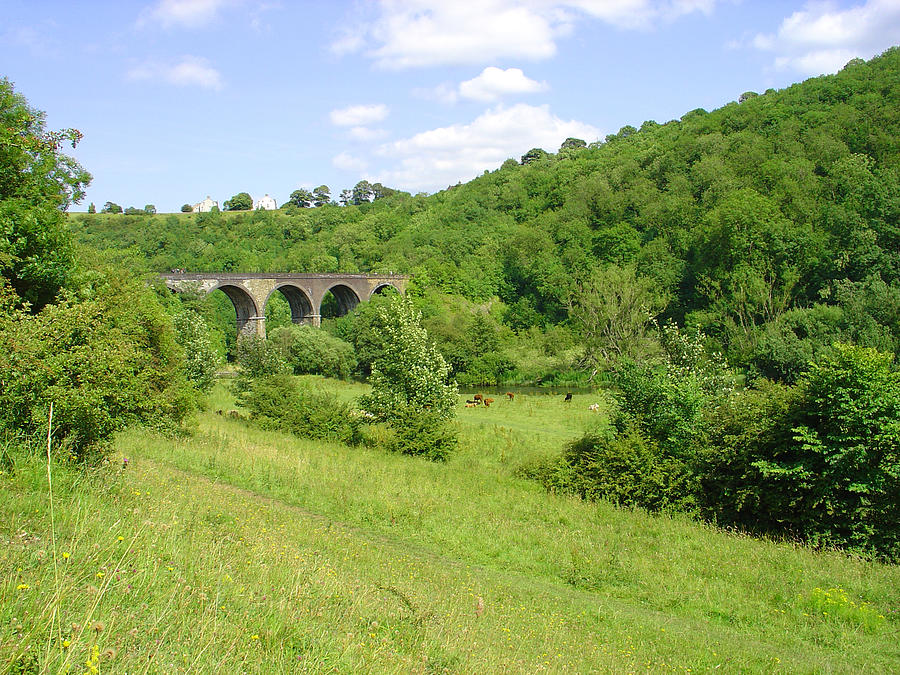 Across the Dale to Monsal Viaduct #1 Photograph by Rod Johnson