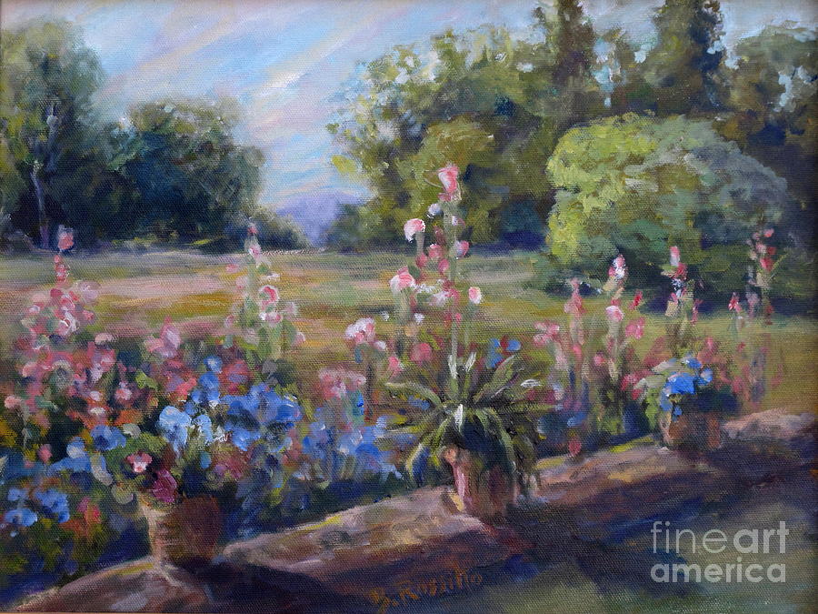 Garden Painting - Across the Meadow #2 by B Rossitto
