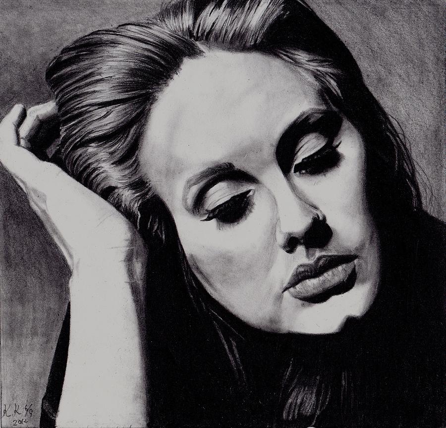 Adele Drawing by Kohdai Kitano