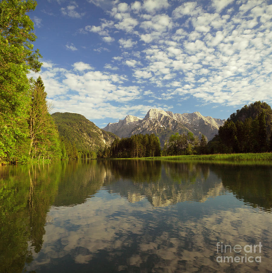 Summer Photograph - Alp Lake #1 by Silvio Schoisswohl