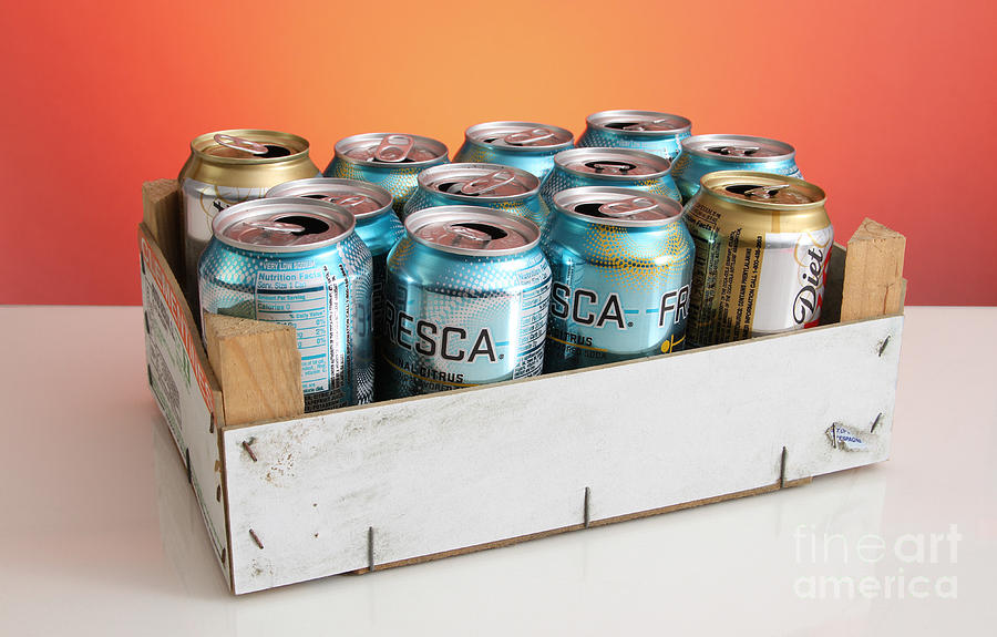 Can Photograph - Aluminum Cans For Recycling #1 by Photo Researchers, Inc.