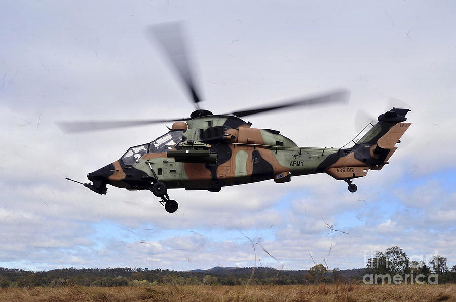 Transportation Photograph - An Australian Army Tiger Helicopter #1 by Stocktrek Images