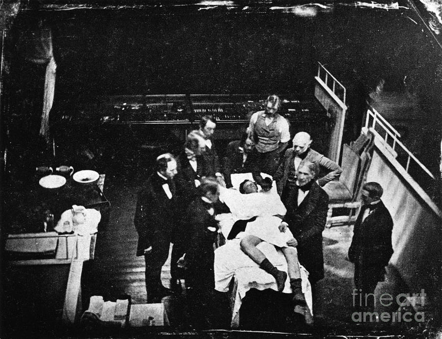 Daguerreotype Photograph - Anesthesia #1 by Science Source
