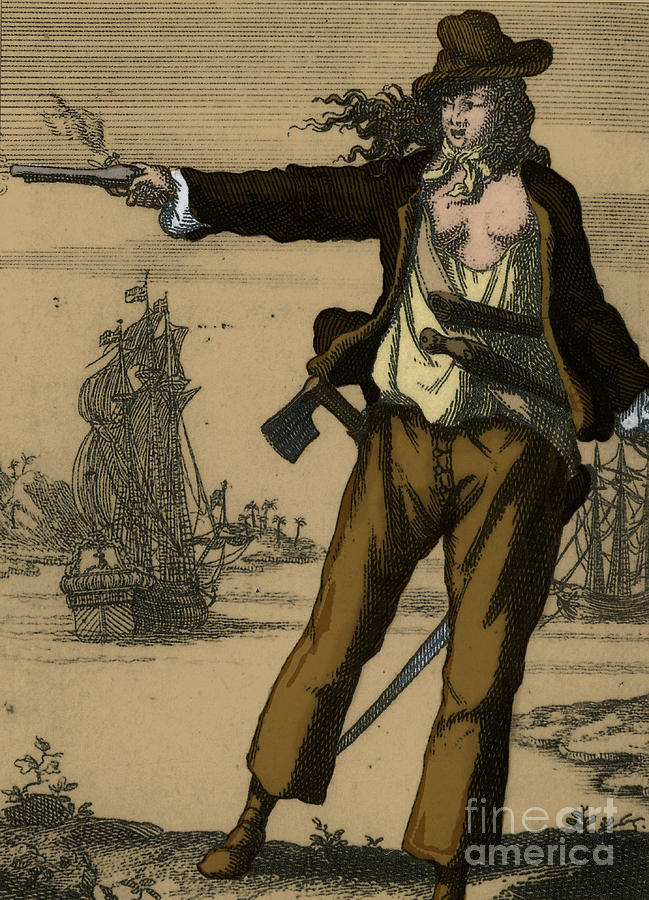 Anne Bonny, 18th Century Pirate #1 Photograph by Photo Researchers