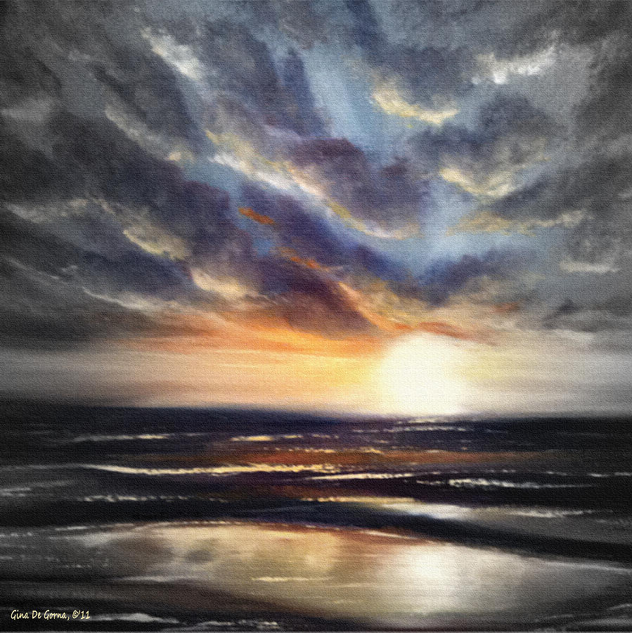 Another Sunset in Paradise 77 #2 Painting by Gina De Gorna