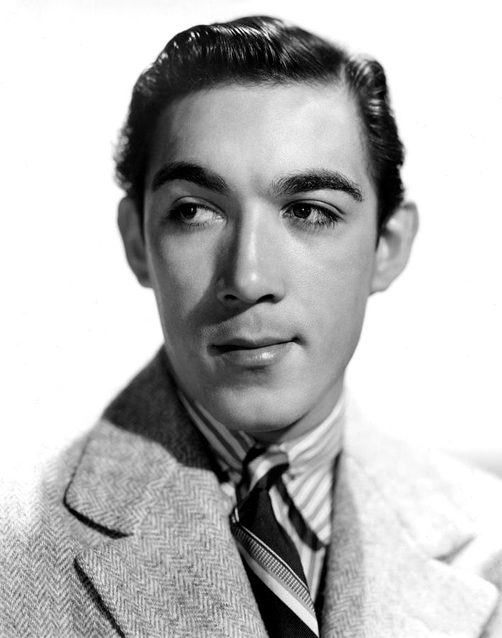 1930s Fashion Photograph - Anthony Quinn, Paramount Pictures, 1938 by Evere...