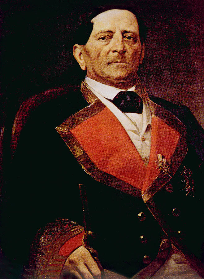 Antonio Lopez De Santa Anna 1794-1876 #1 Photograph by Everett