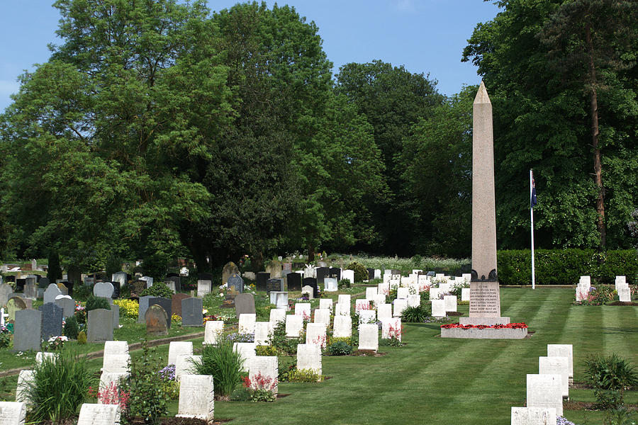 Anzac Cemetery in Harefield Churchyard #1 Photograph by Chris Day