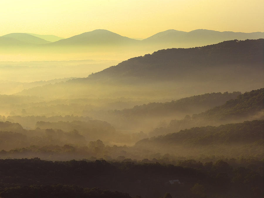Appalachian Mountains From Doughton #1 Photograph by Tim Fitzharris