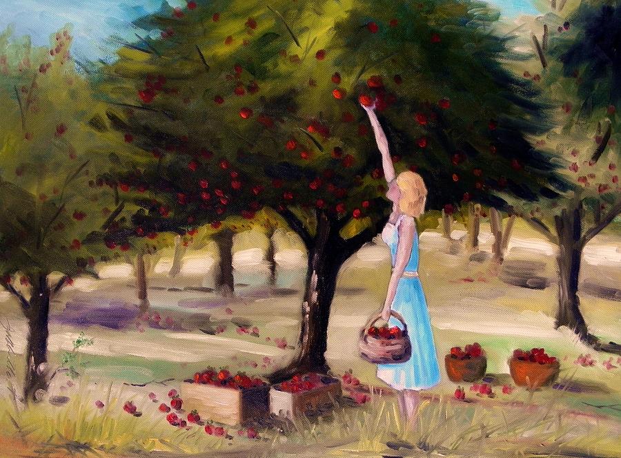 Apple Season Painting by John Williams