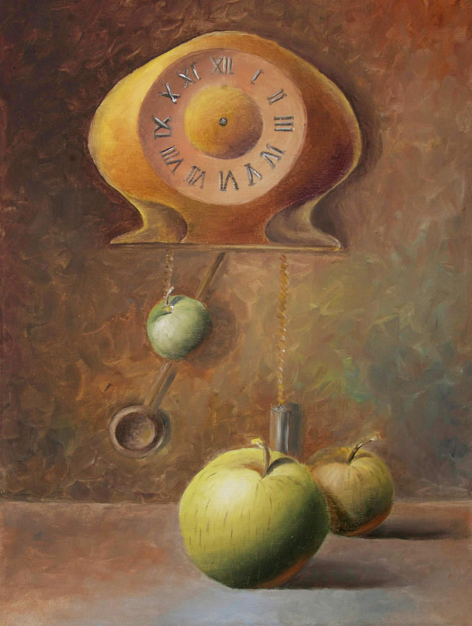 Apple Painting - Apple Time #1 by Elena Melnikova