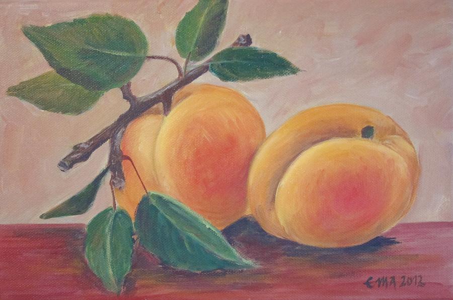 apricot painting