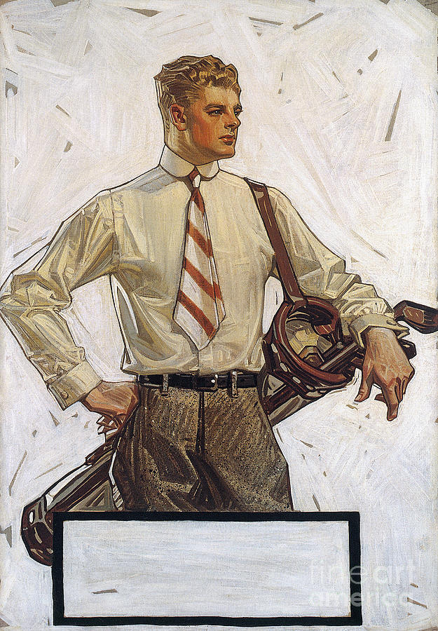 Arrow Shirt Collar Ad, 1922 #1 Photograph by Granger
