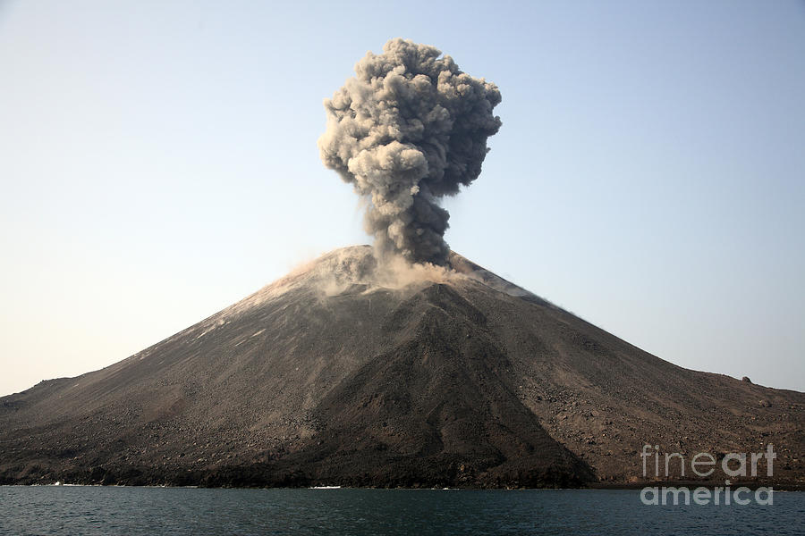 Ash Cloud From Vulcanian Eruption Photograph by Richard Roscoe