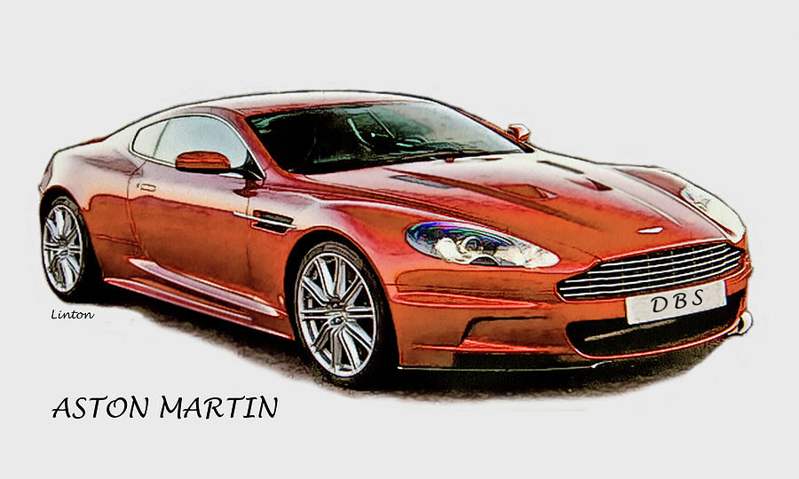 Aston Martin #1 Digital Art by Larry Linton
