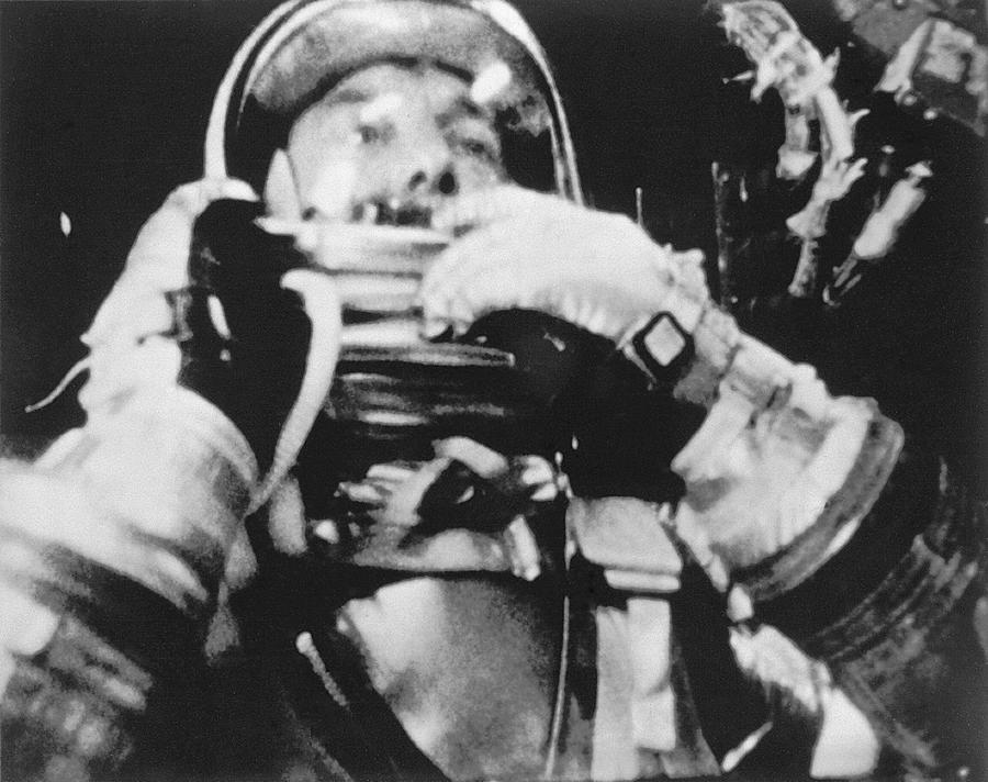 Astronaut Photograph - Astronaut Alan Shepard #1 by Everett