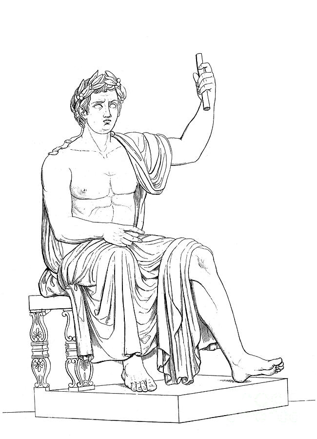 Augustus (63 B.c.-14 A.d.) Photograph by Granger - Fine Art America
