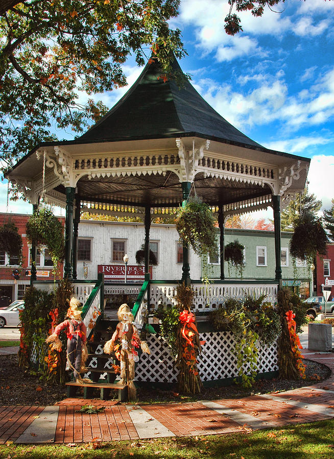 Autumn Gazebo Photograph By Joann Vitali - Fine Art America