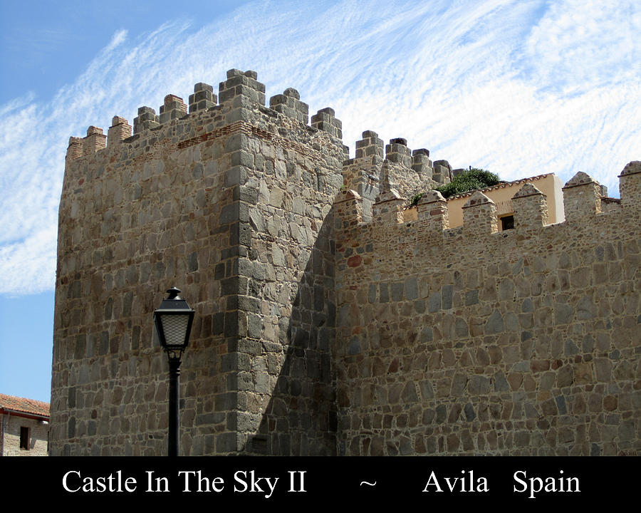 Avila Castle in the Sky II #1 Photograph by John Shiron
