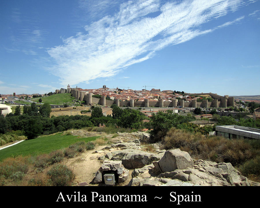 Avila Panorama Spain #1 Photograph by John Shiron