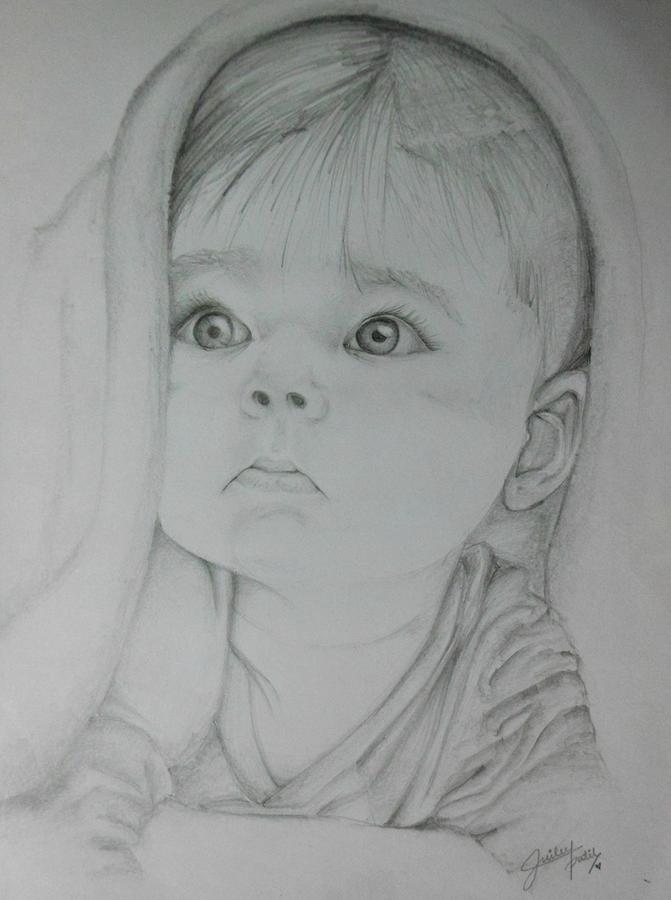 Baby Drawing by Juilee Patil - Fine Art America