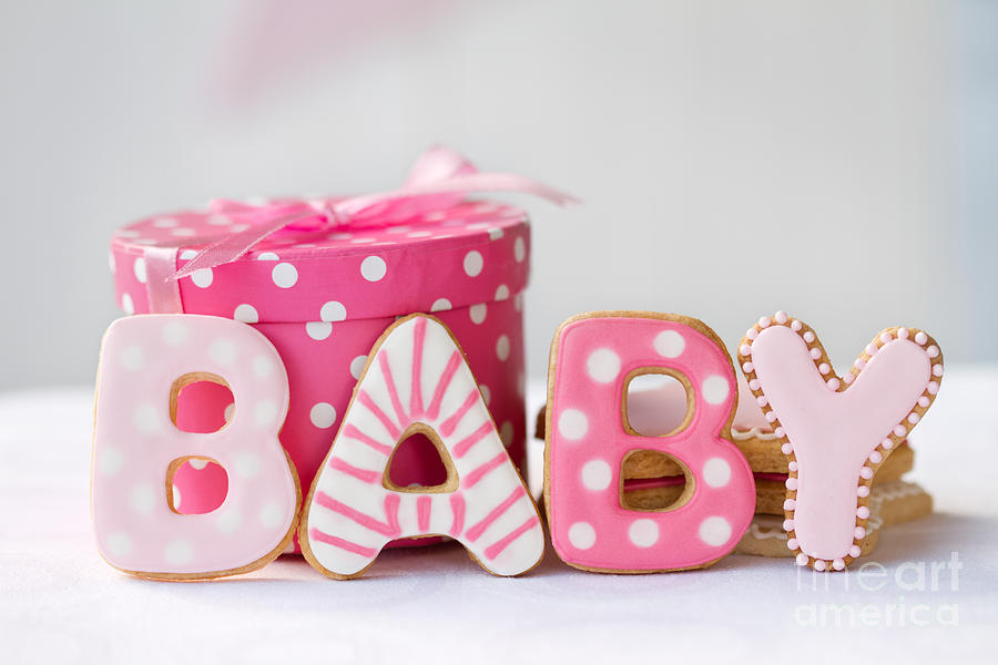 Cookie Photograph - Baby shower cookies #1 by Ruth Black