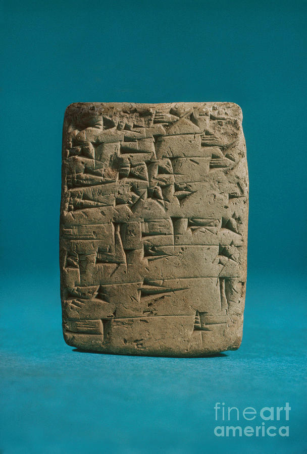 Babylonian Clay Tablet #1 Photograph by Science Source