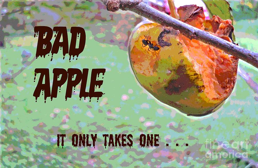 Bad Apple #1 Photograph by Padre Art