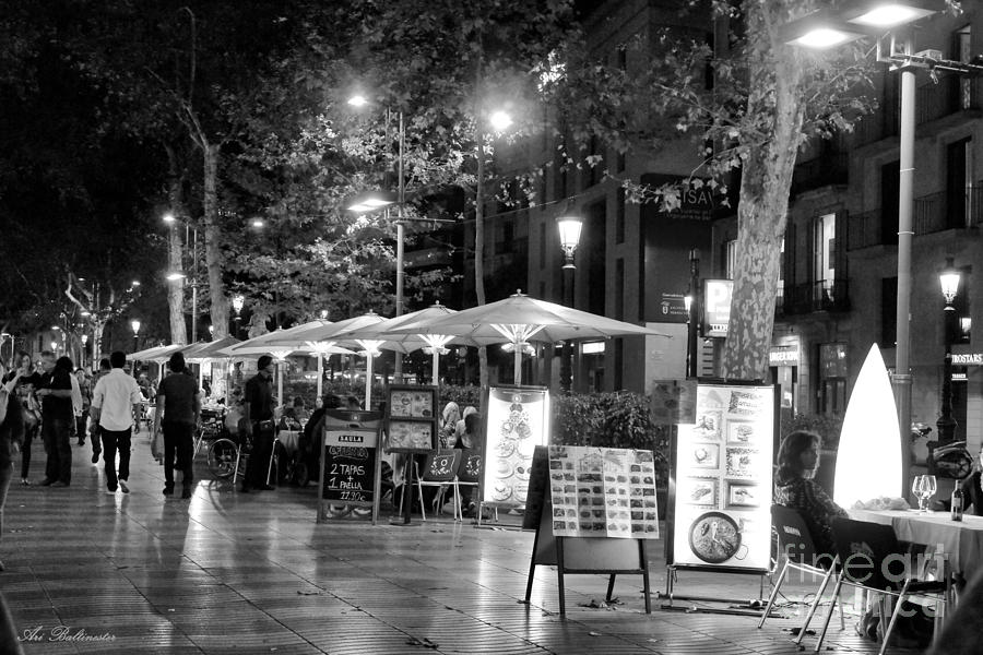 Barcelona Nights #1 Photograph by Arik Baltinester