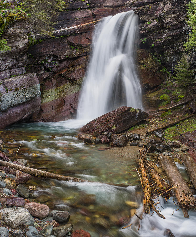 Baring Falls in Spring #1 Photograph by Greg Nyquist