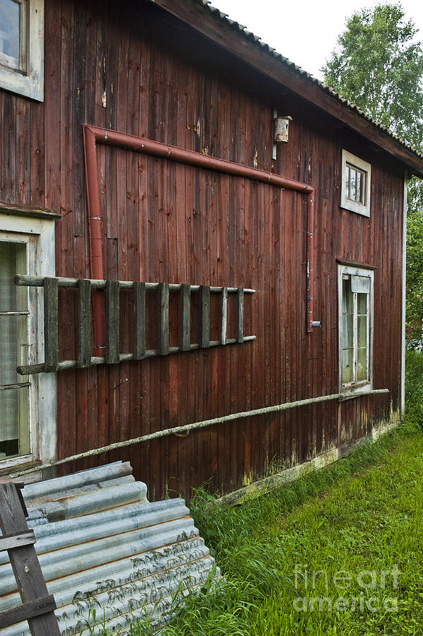 Barn in Sweden #1 Photograph by Micah May