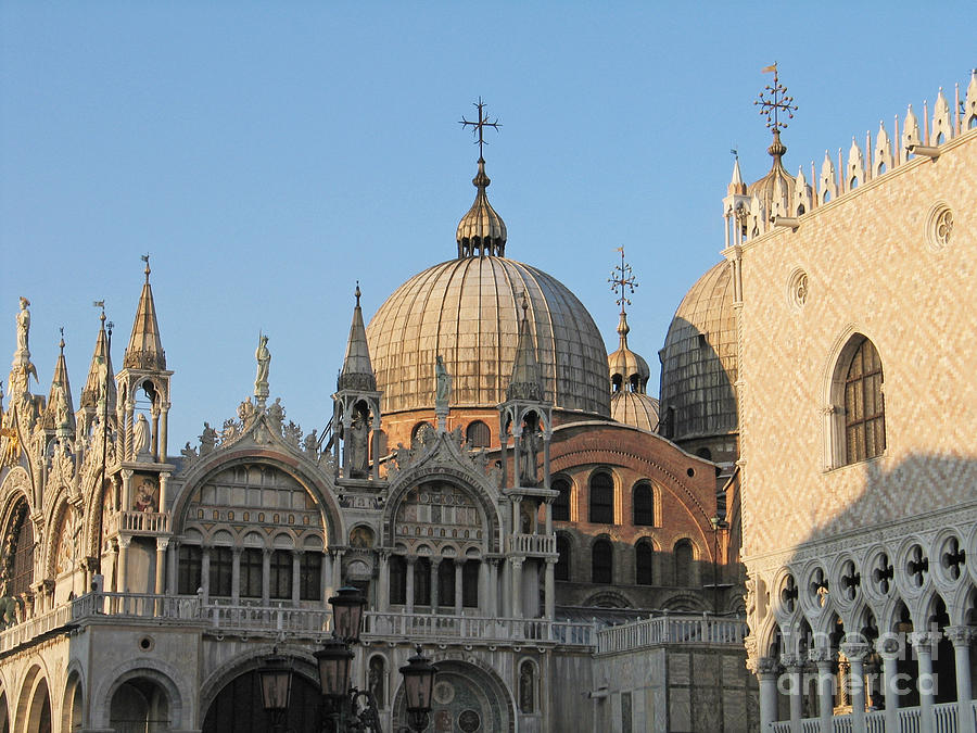 Byzantine Photograph - Basilica San Marco #1 by Bernard Jaubert