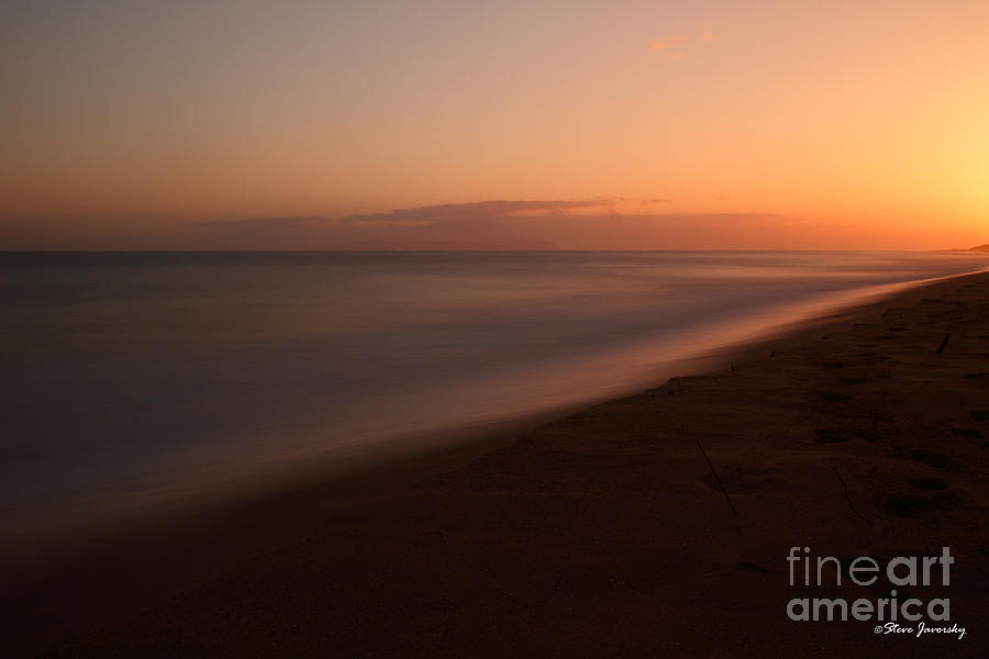 Beach Sunset #1 Photograph by Steve Javorsky