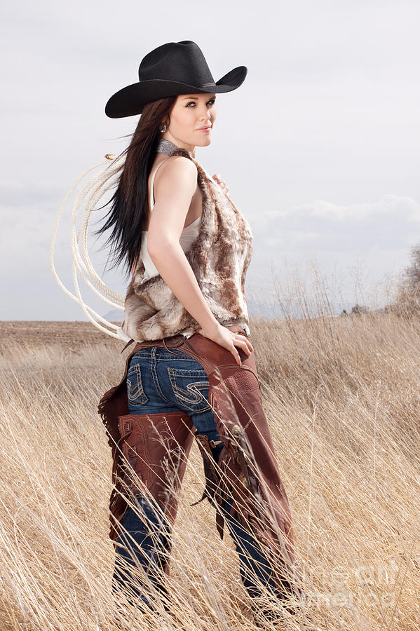 Beautiful Cowgirl Photograph By Cindy Singleton