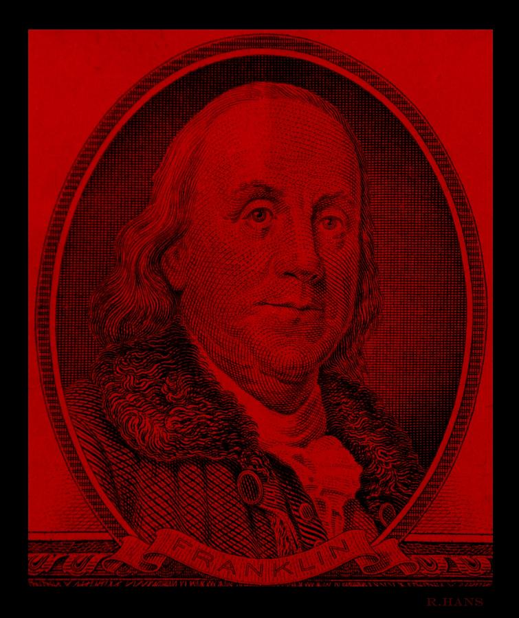 BEN FRANKLIN in RED #1 Photograph by Rob Hans